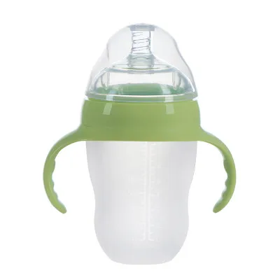 BPA Free 100% Food Grade Manufacturers Silicone Milk Baby Feeding Bottle Set