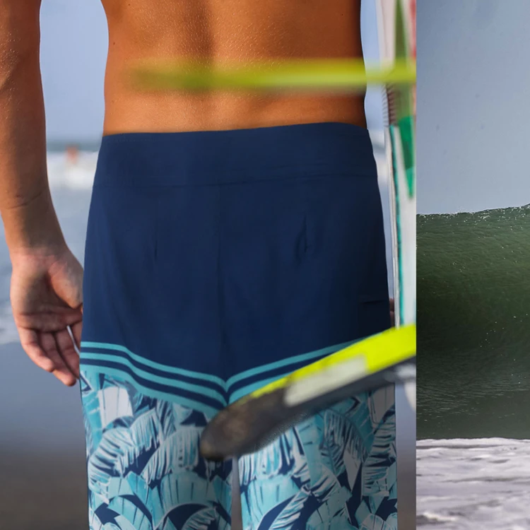 Custom Boardshorts 4 Way Stretch Board Shorts for Men 50 OEM Service Adults Customized Logo Printing Beach Wear Man Not Support