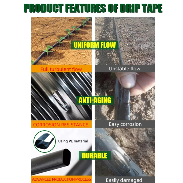 HYRT high quality  OEM&ODM 16mm drip irrigation tape hose for drip irrigation system