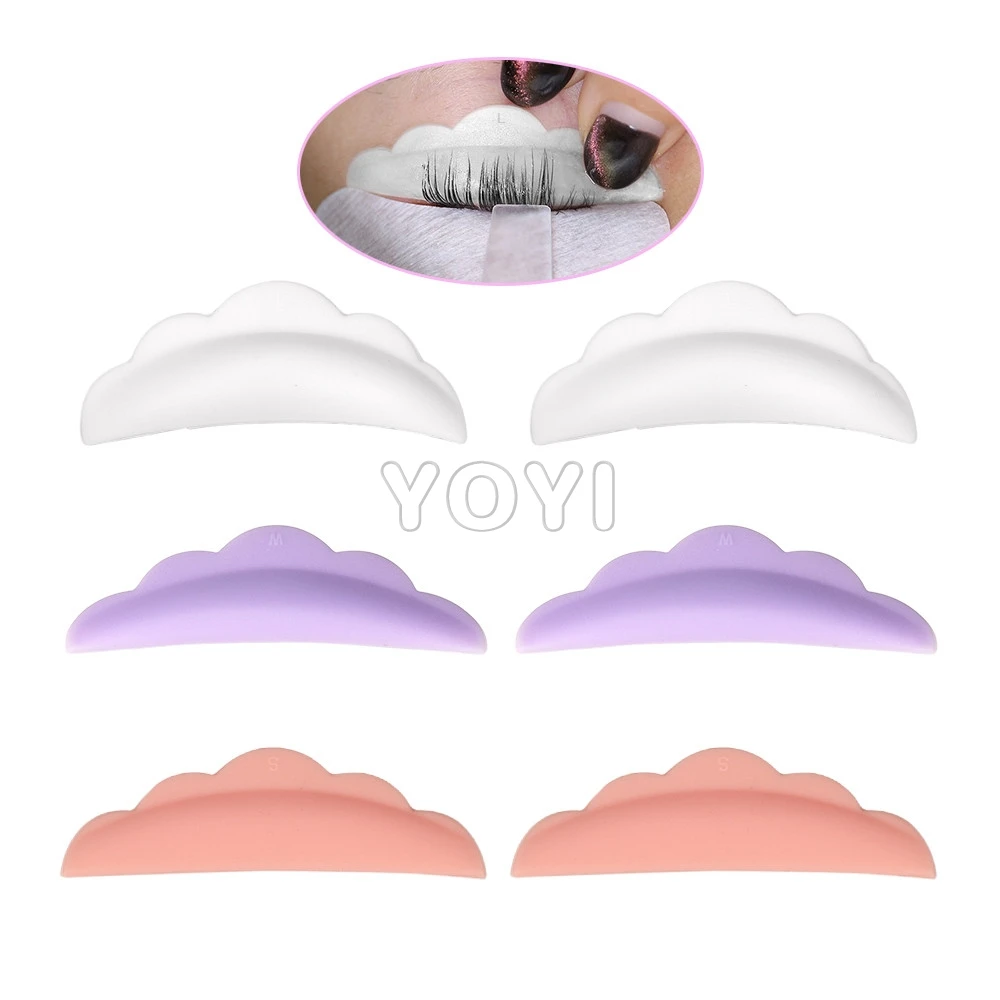 Lash Lift Pads Reusable Silicone Eyelash Perming Rods Soft Self Sticky Lash Lift Shields