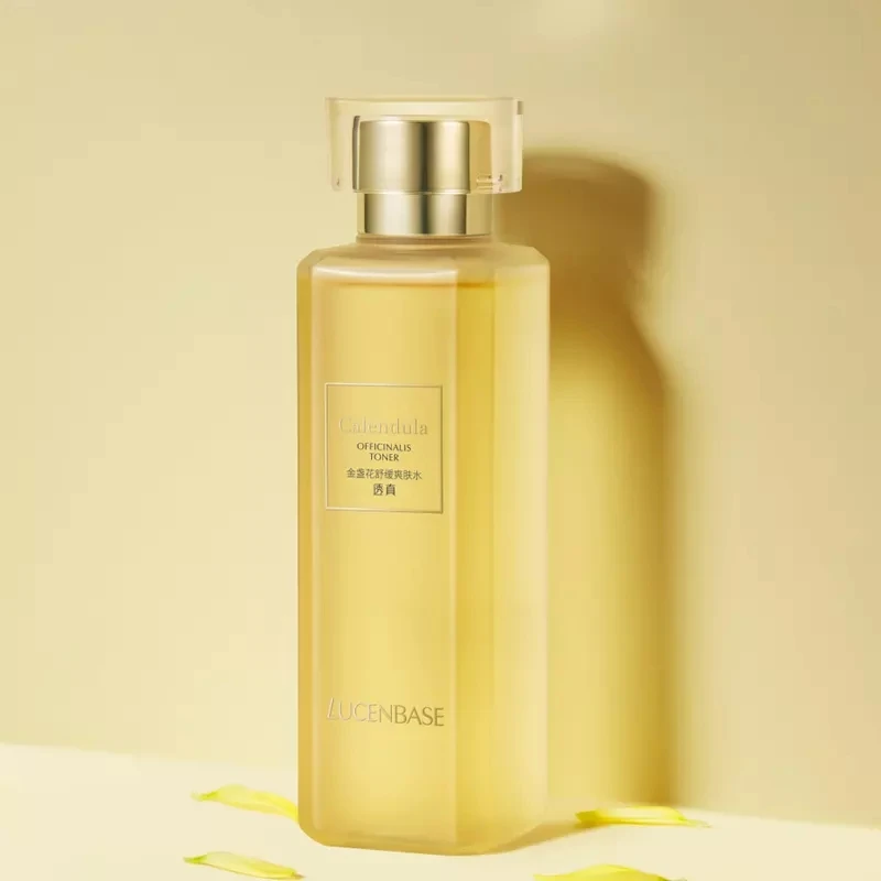 Private Label Vegan Calendula Officinalis Turmeric Rice Extract Essence Korean Skin Care Soothing Toner