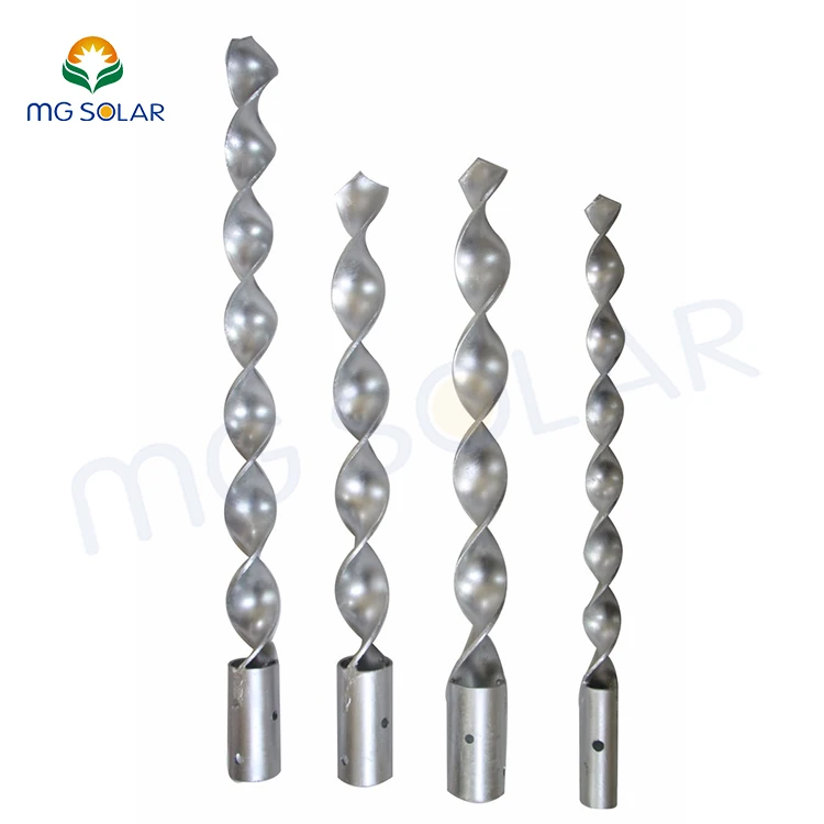 Solar Energy System Ground Screw Anchors Ground Screw Pile