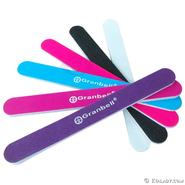 Etalady Professional Colorful Nail File Sandpaper Washable Emery Board