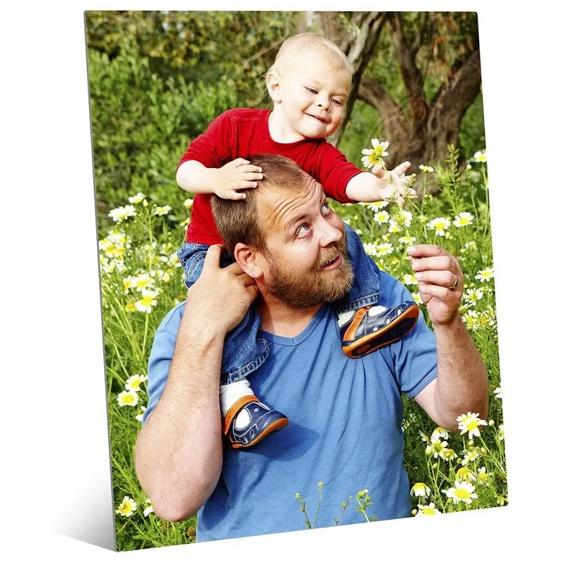 Personalized sublimation heat transfer photo picture wall art your photo on  custom glossy sublimation metal print