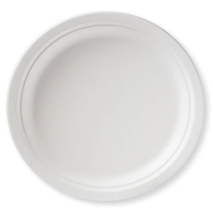 disposable plates biodegradable sugarcane bagasse 6/9 inch round plate