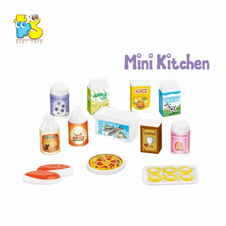 Hot sale pretend play toys mini cooking set diy mini kitchen toys