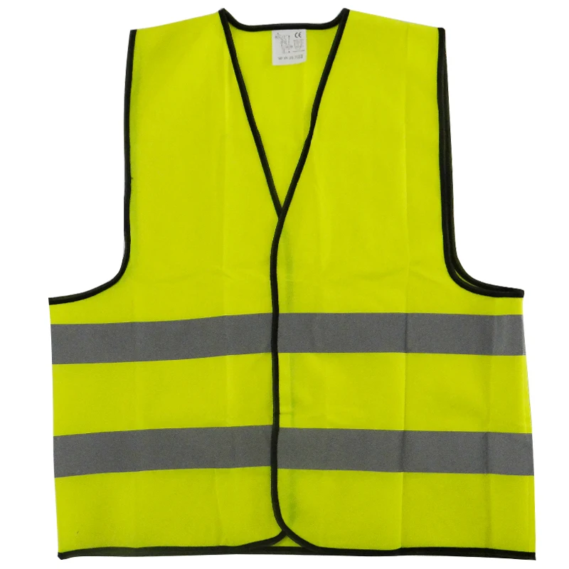 Public personal safety hi vis reflector lead vest production