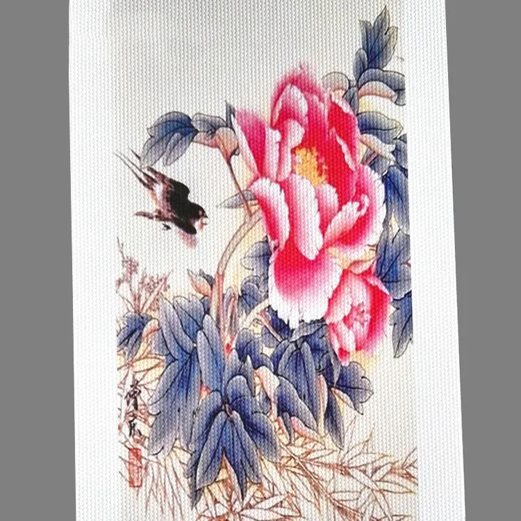 300gsm Eco solvent glossy polyester canvas printing for inkjet printed custom canvas prints polyester canvas