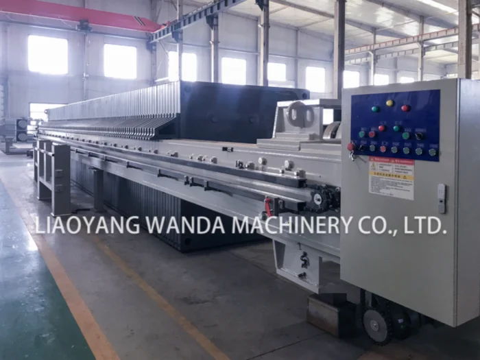 Industrial sludge dewatering filter solid liquid separation equipment 250 square plate frame filter press