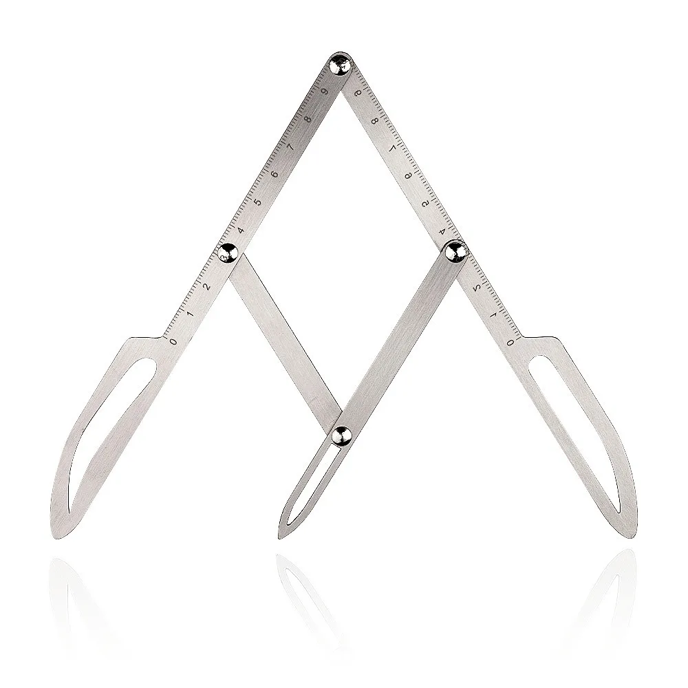 Private Label Stainless Steel microblading ruler eyebrow golden ratio divider ruler