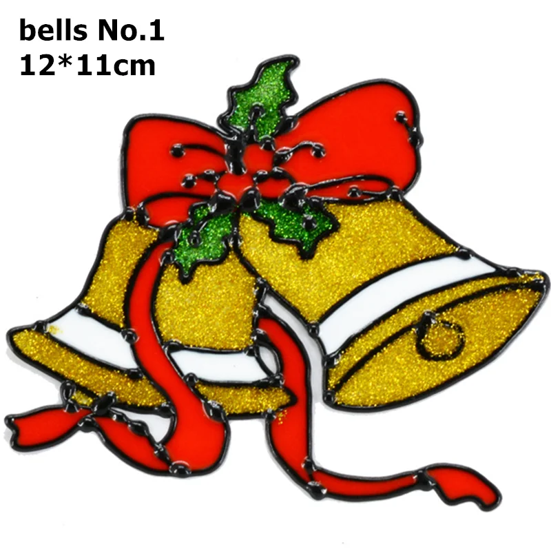 Whole Sale High Quality Removable Waterproof Christmas Ornament Window Stickers