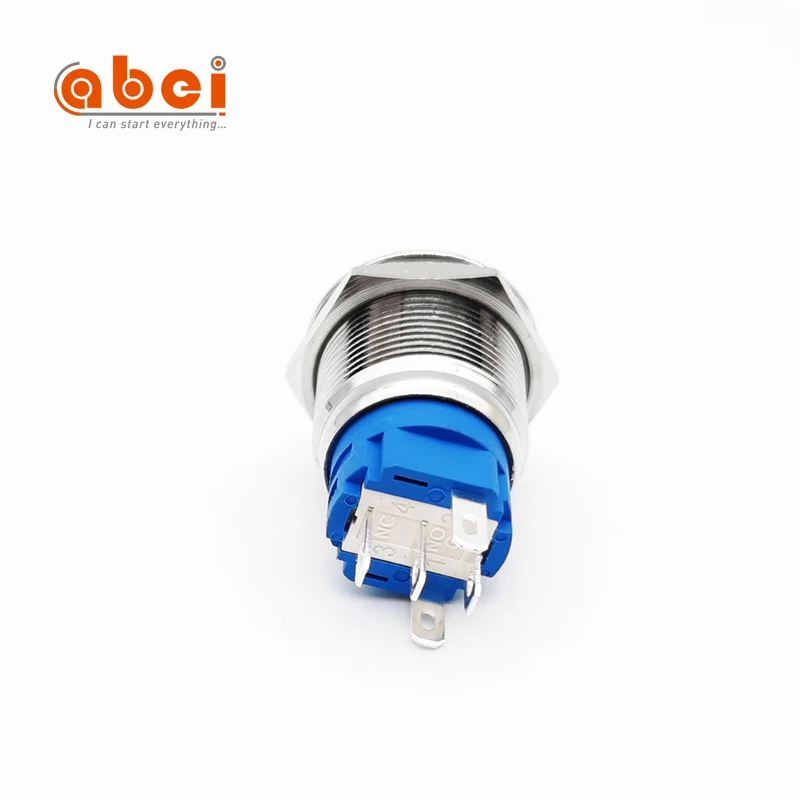 abei  IP65 Waterproof latching or momentary Led Power Switch Ring Push Button ON OFF Switch manufacturers