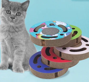 Scratch board relieve stress great for exercising cat home pat pet scratching box