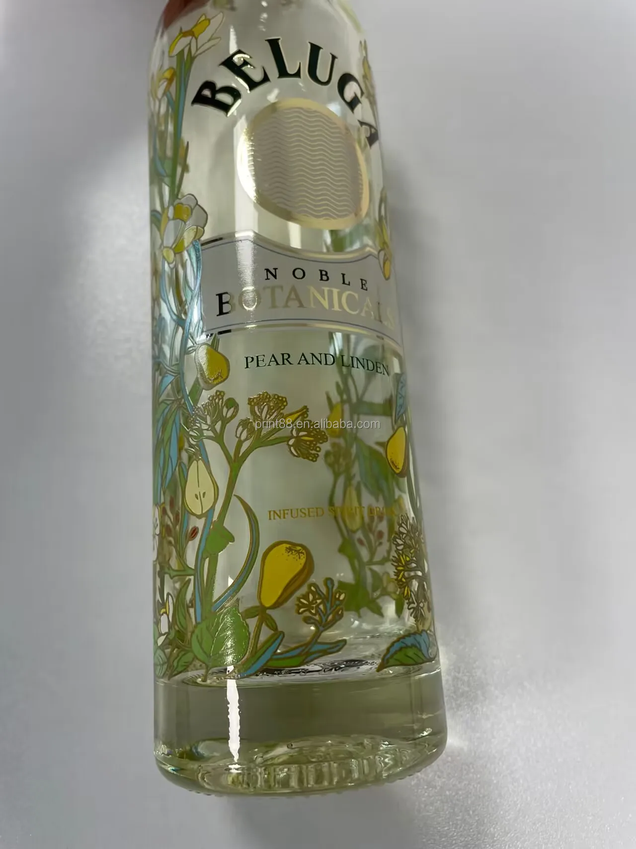 Factory High Speed 2 color Full Automatic Glass Screen Printing Machine With Feeding And Unloading Conveyor Belt For Wine Bottle