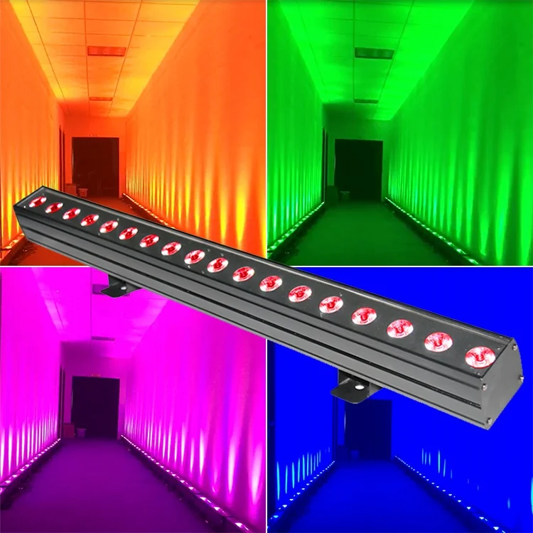 Hotel Commercial Flexible Indoor Dimmable  Led Rgb Wall Washer Strip Spotlight
