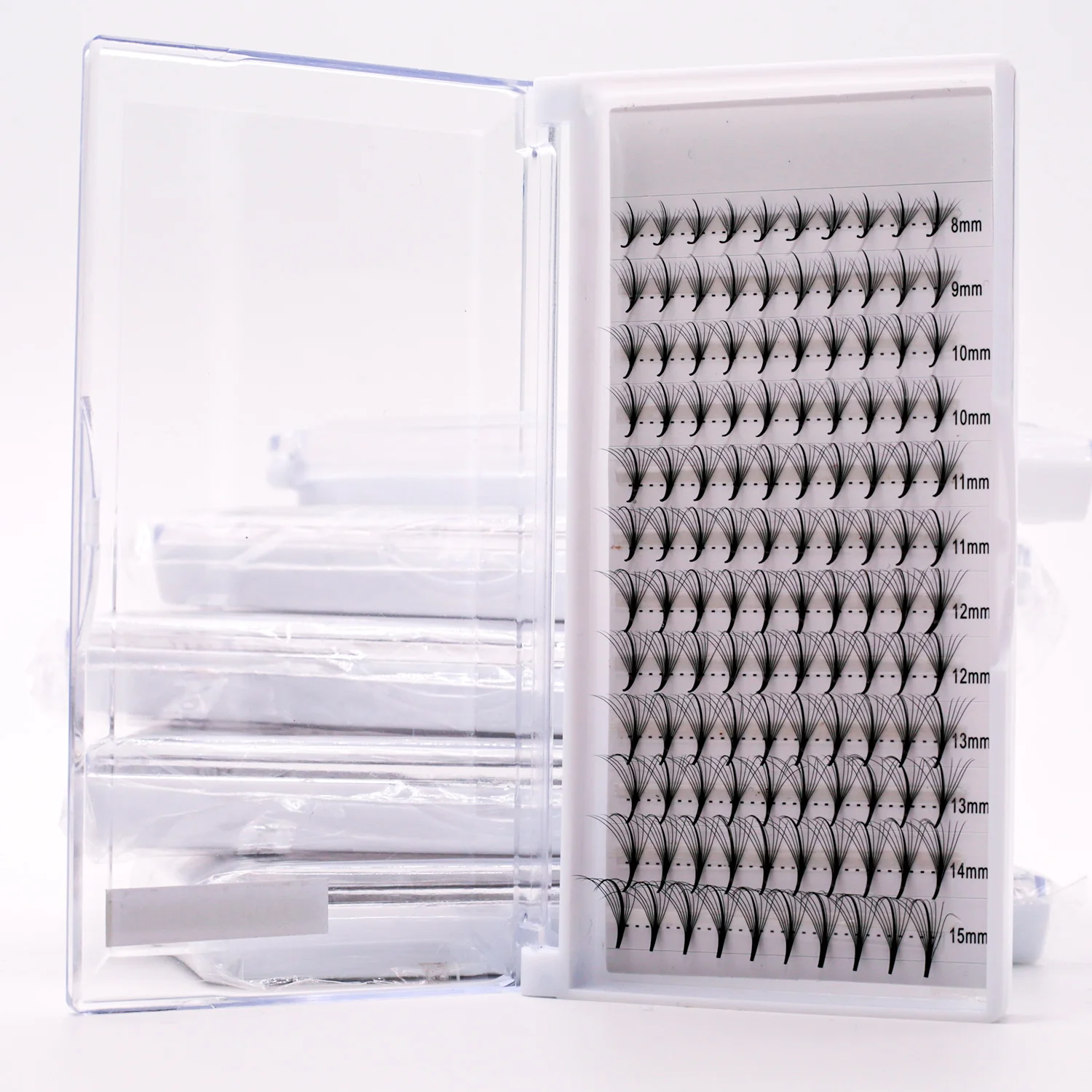 Faux Mink Eyelash Extensions Premade Volume Fans Spike Eyelash Extensions Lashes with Spikes Korea PBT Fiber,synthetic Hair