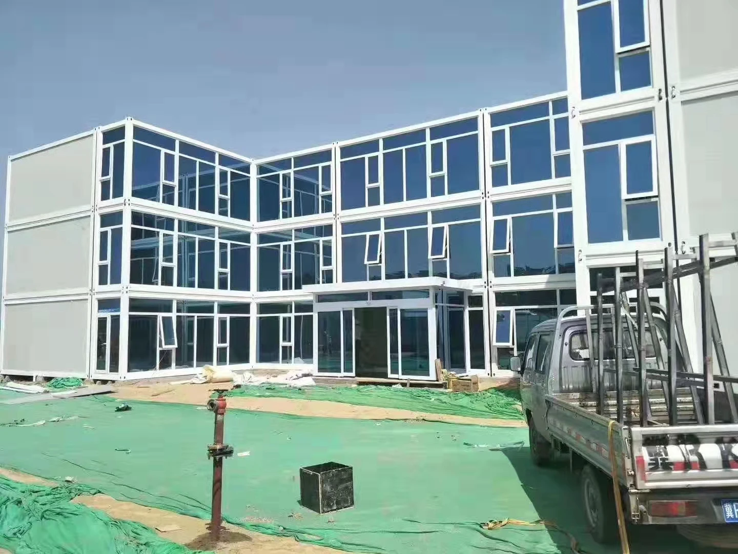 Prefabricated steel structure Luxury container house all with steel structure prefab house made by Headstream