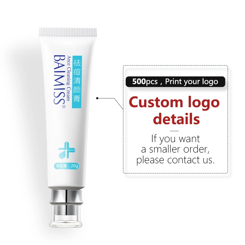 Оптовая продажа акне точечное лечение для склонной к акне кожи Тяжелая кистозная акне-Премиум масло чайного дерева, растительные экстракты Витамин Е Private