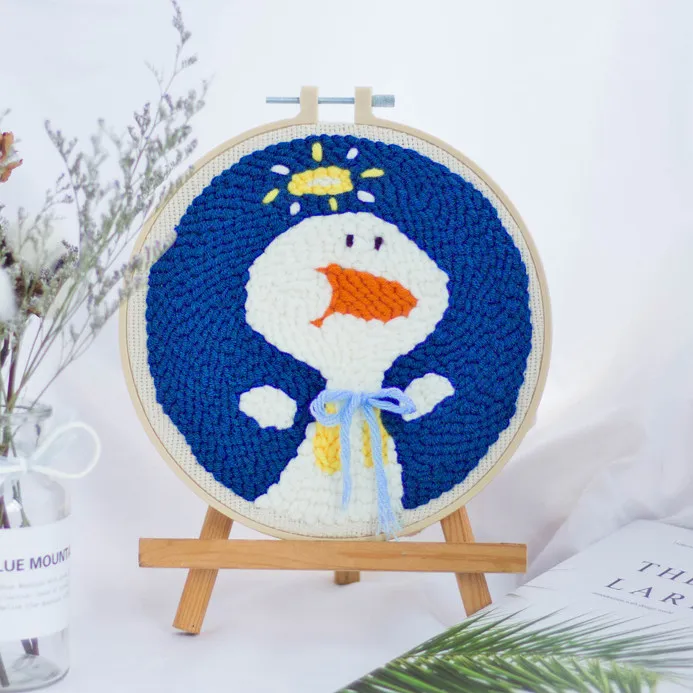 Детское украшение для дома, Набор для вышивки «сделай сам», игла для перфорации с кольцом, Набор для вышивки крестиком ручной работы