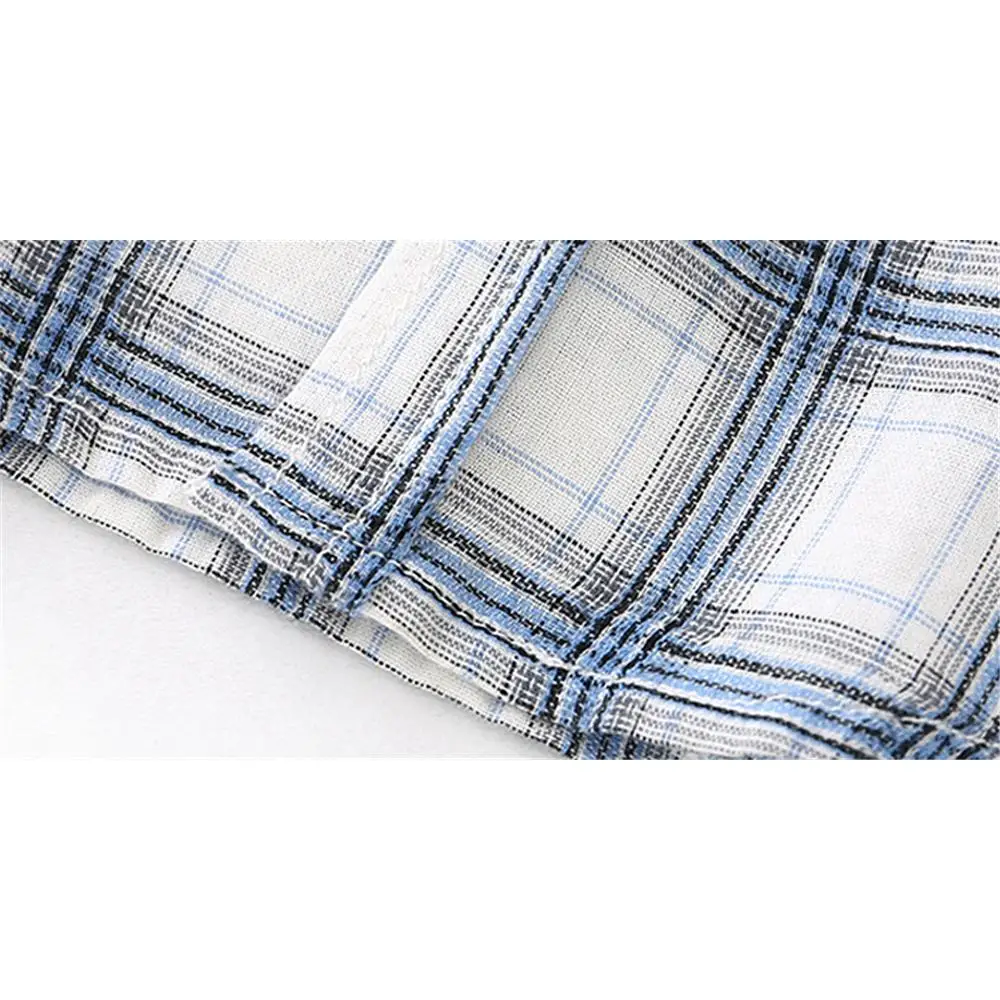 
What&why Cool Uniform Plaid Size 6 Sport Style Simple Design Boys Button Up Shirts 