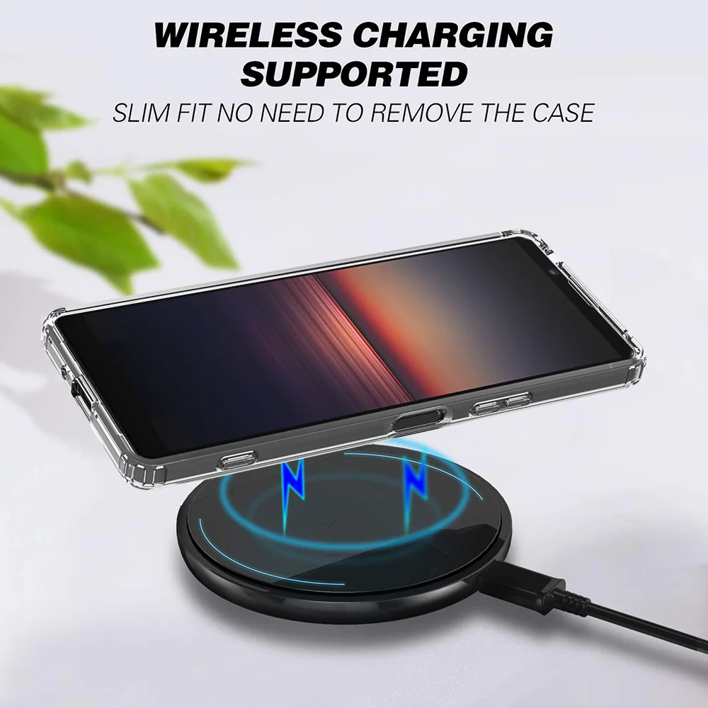 1.5mm Transparent Air Cushion Bumper Soft Clear TPU Acrylic Case for Sony Xperia 5 II/Xperia 5 Plus Mobile Phone Case