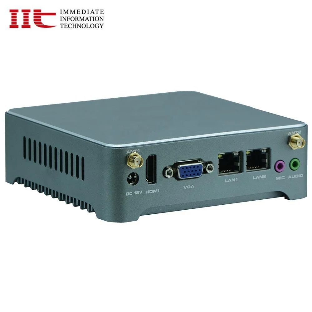 H4615Z 2018 New Mini ITX Core i5 HTPC Box PC with 2 RS232 1*10 Pin Phoenix