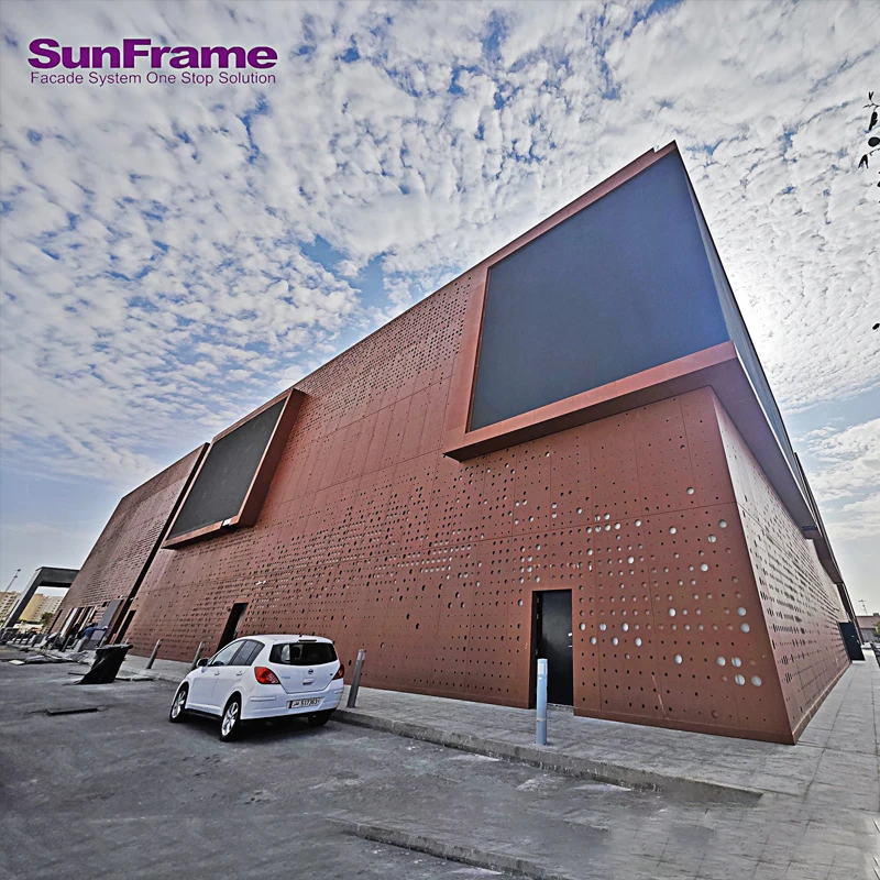 Centro Mall HOLE Aluminum Perforated Metal mesh Professional Metal Punched Plates