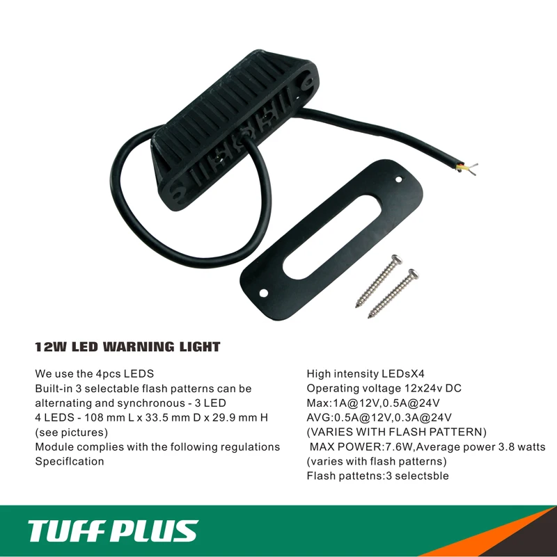 Tuff Plus Factory High Brightness 12V 24V Bar Led Grow Lights Led Strobe Light SUV Warning Light