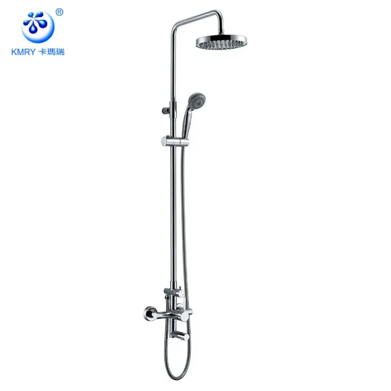2023 Hot Sale Stainless Steel Wall Mounted Hot And Cold Mixer Shower Panel Bathroom Shower Faucet Set