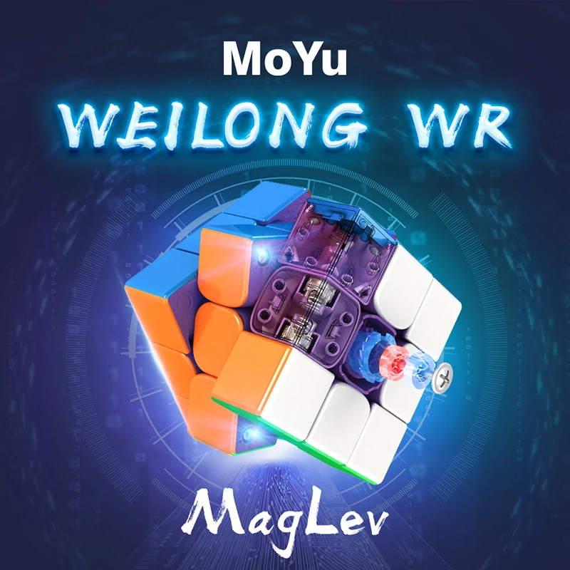 Moyu 2021 Puzzle toy Weilong WR Maglev 5cm Fidget Cube Magnets magic cubes