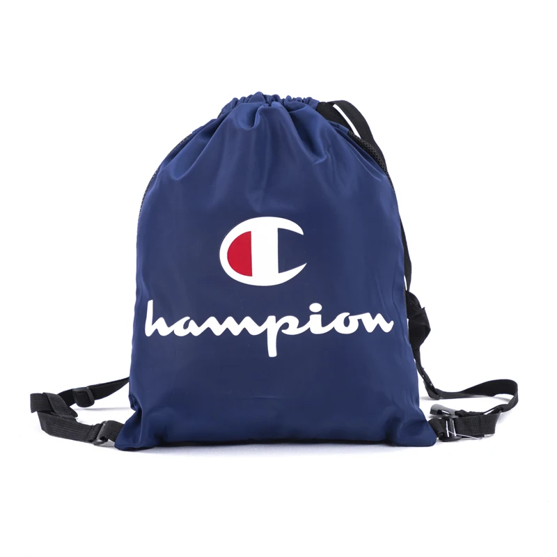 Large capacity sports gym travel waterproof black light blue dark backpack