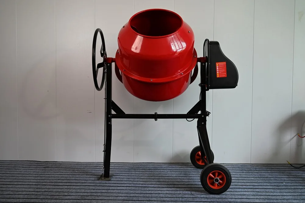 Factory direct supply 90L 120L 800L portable small Electric cement concrete mixer machine mobile mortar feed drum concrete mixer