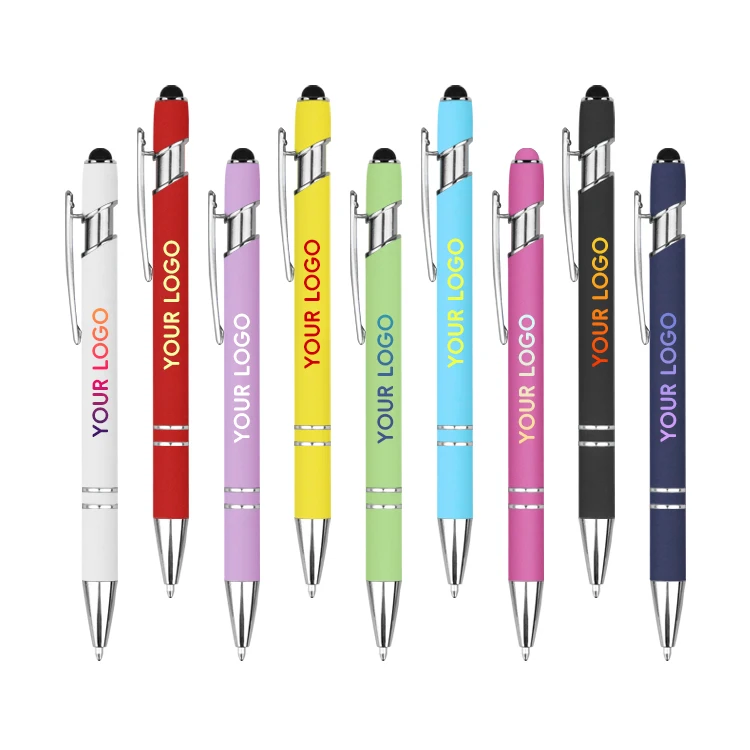 BKS High Quality Customized logo Stylus ball pen Metal Ballpoint Pen for promotional