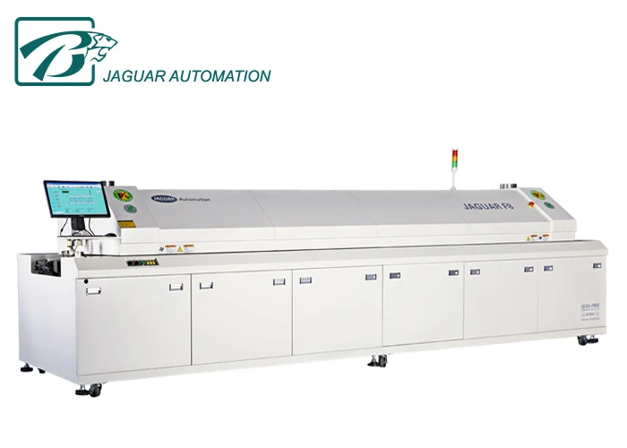Factory direct sales F8-500 Large eight  zone lead-free hot air SMT reflow soldering machine  for SMT production line