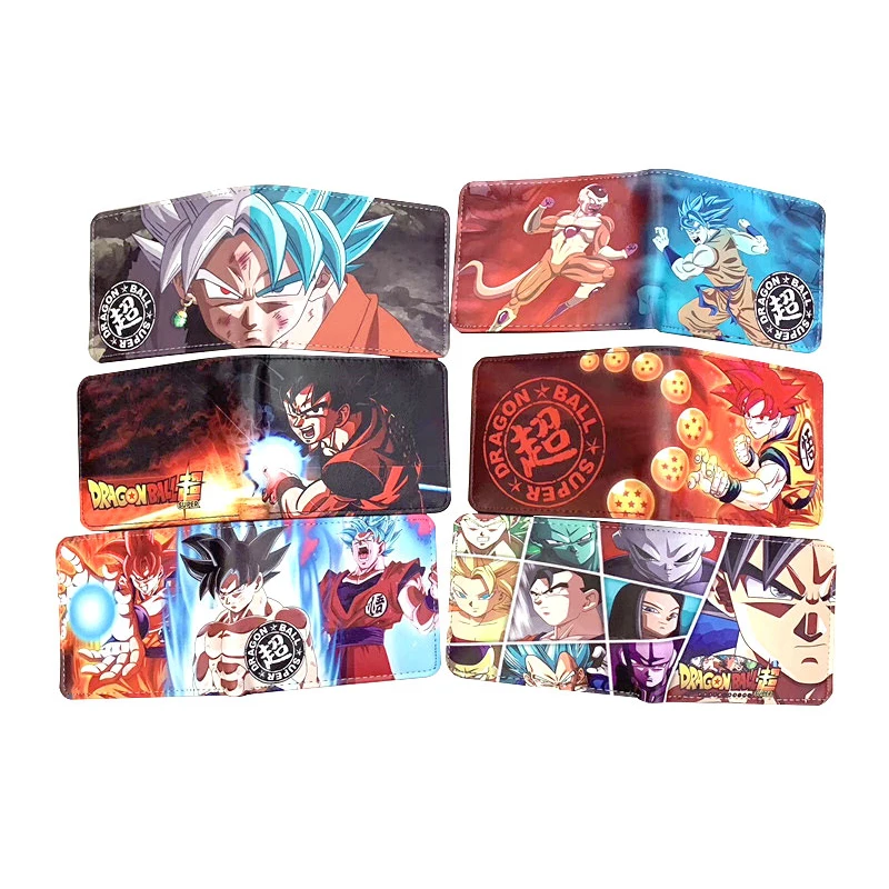 HNSCHot Sale High Quality Anime Coin Purse Dragon Ball Short PU Leather Wallet