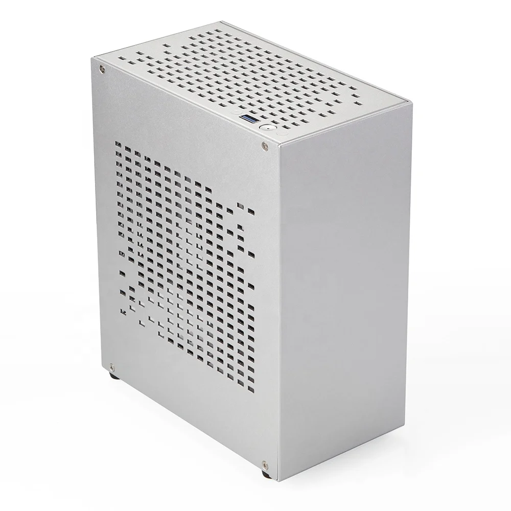 Aluminum Alloy Desktop Gaming Computer Case Mini PC Tower ITX HTPC Case