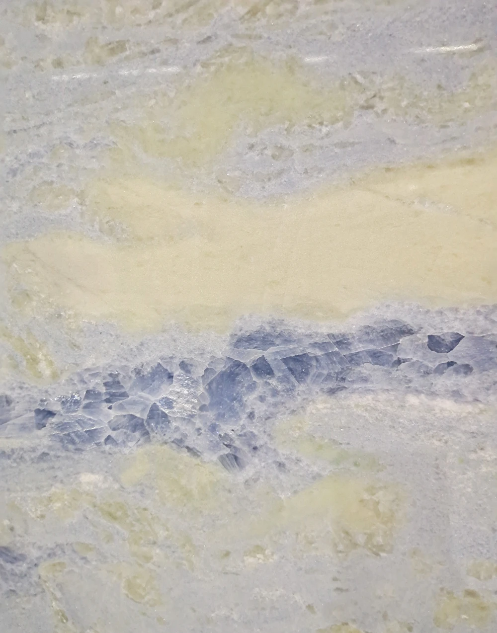 Natural Crystal Blue Marble Cristallo Blue Quartzite Stone Slabs For Wall Panel Customized Countertop