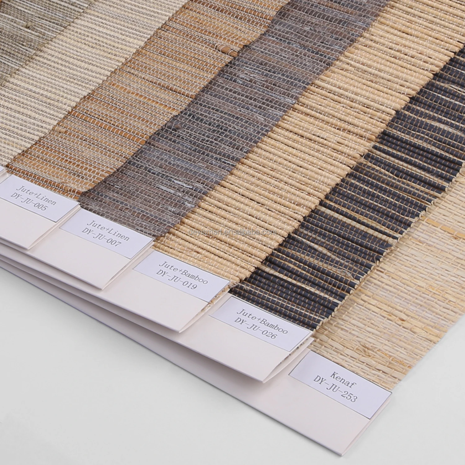 Nature Smart Roman Blind Ring Retro Light Shade Outdoor Roll Up Bamboo Shades Woven Wood Blinds