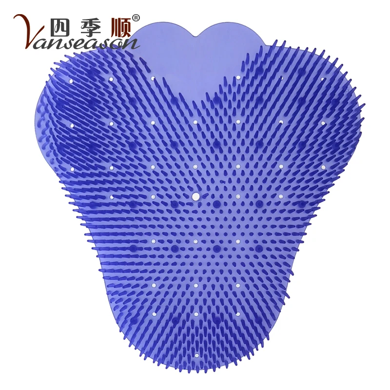 
Customized Triangle Urinal Screen Mat for man toilet change color in hot water 