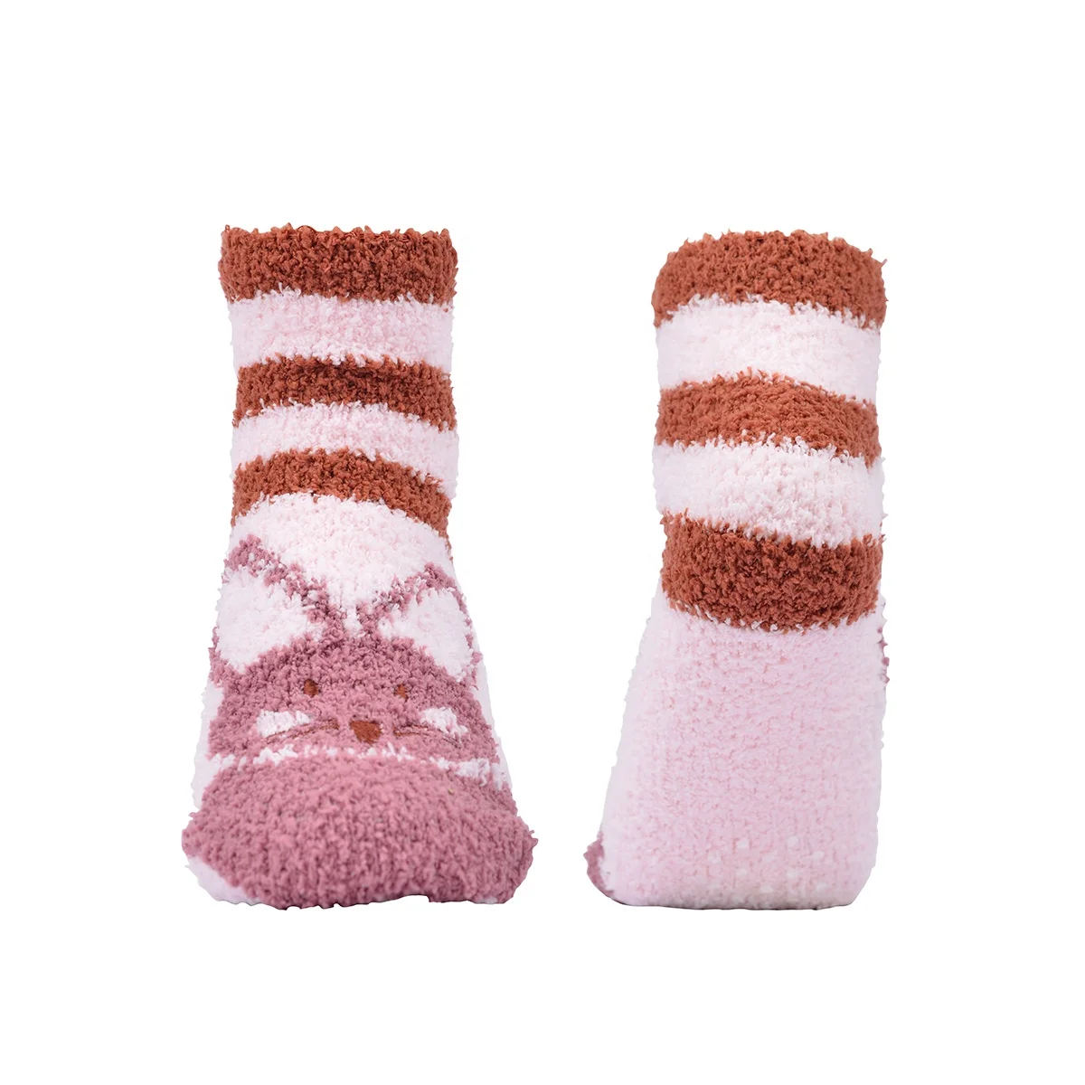  Hot Sell Custom Cozy Thermal Terry Winter Fluffy Soft Warm Cotton Unisex Cute Socks