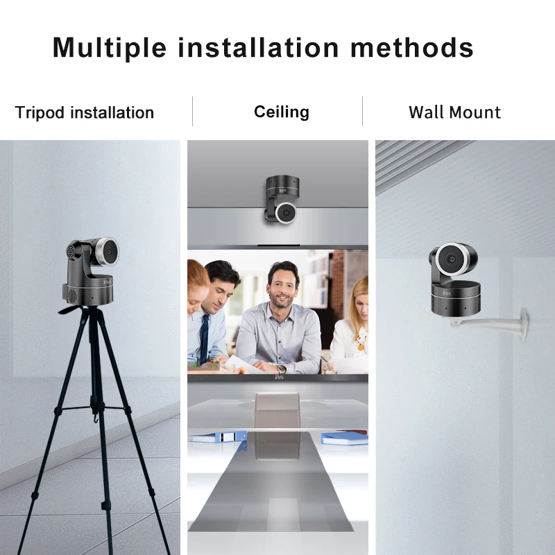 YSX-4KC10 Meeting Room Video Recorder 4K UHD 6X Zoom PTZ 138 Degree Wide Angle Level 10 Meeting Video Conference Camera 4k