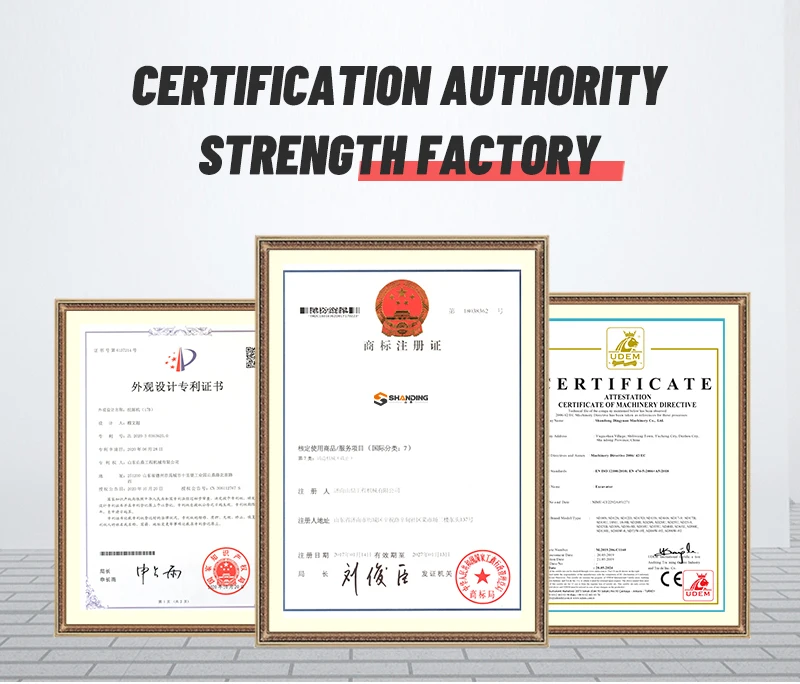 PROMOTION!! Low Price 6.5ton Crawler Excavator Hydraulic Excavators Digger Bagger Construction Machinery with Various Attament