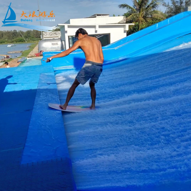 DALANG Factory Top Quality Water Slide Surf Simulator Water Park Games Surf fiberglass flowrider water park equipment
