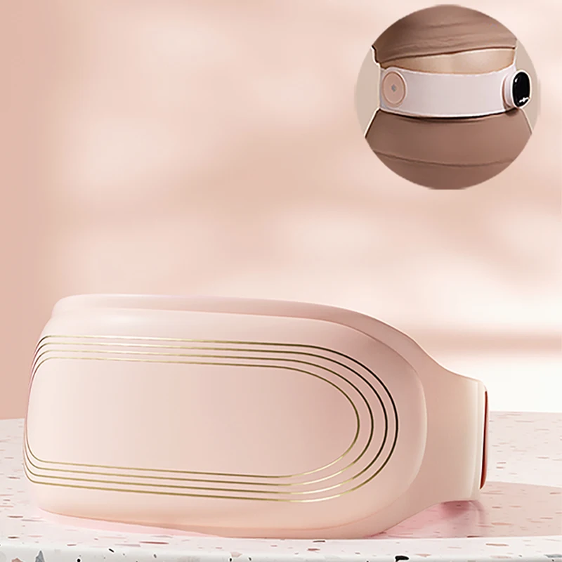 Tech Love Portable Abdominal Lightweight Soft Fabric Waist Massager Electric Heating Massager Pad Warm Palace Belt For Women