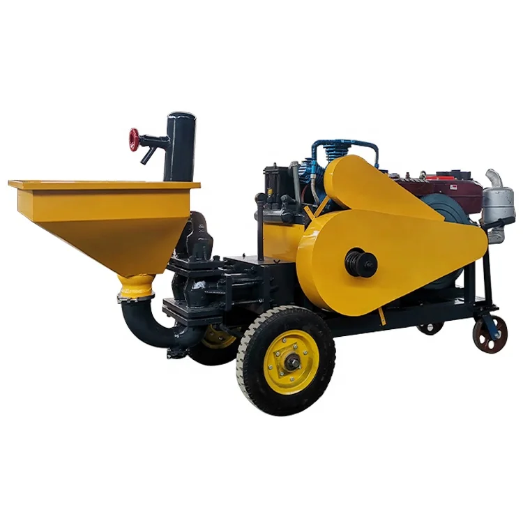Wall Finishing Diesel Motor Plastering spray plaster machine made in china