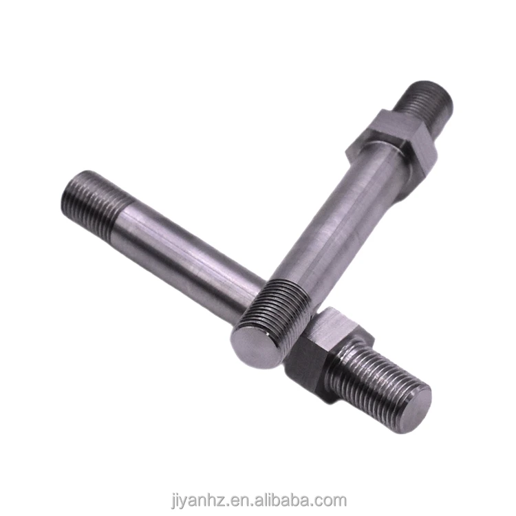 Jiyan Factory Customized CNC Turning Machining Hexagonal Head Stainless Steel Rotating Shaft For Scooter