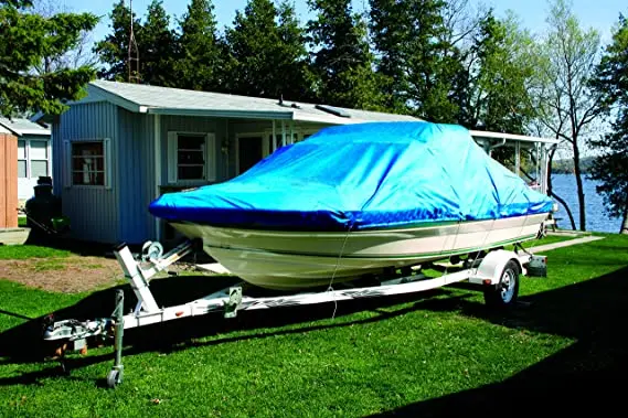 YRH Factory Heavy Duty Blue Waterproof PE Tarps Camping Truck Car Roof Snow Tarpaulin Sheet Roll Cover