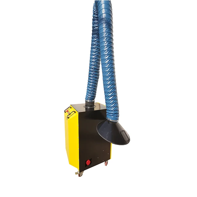 Portable air filter welding fume extractor