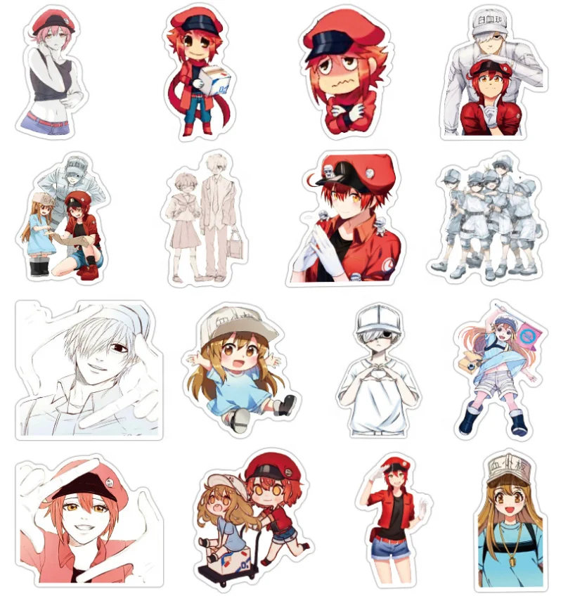 50PCS Custom PVC Waterproof Stickers For Skateboard Bottle Laptop Cells At Work Sticker Anime Graffiti Adhesive Sticker Pack