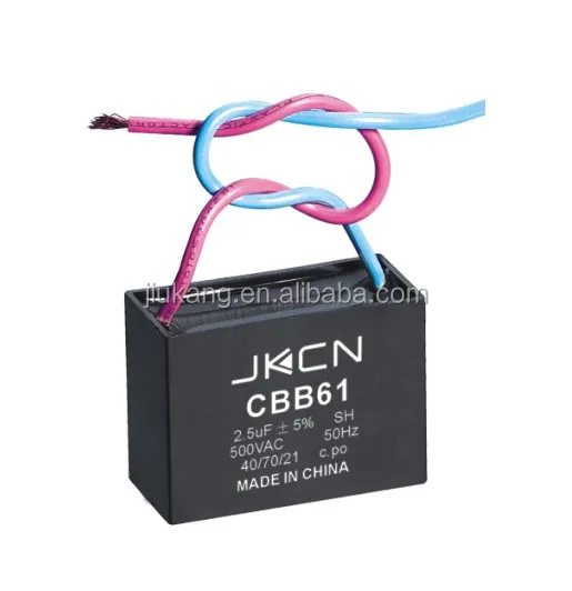 JK Brand CBB61 Type AC Motor Capacitor for fan